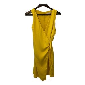 One One Six Yellow Wrap Dress sz S